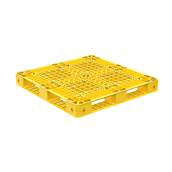 Pallet nhựa D4-1137 màu vàng nhựa phong phú