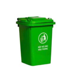 Thùng rác nhựa 60l xanh lá