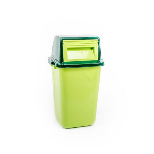 Thùng rác nhựa nắp lật 42 lít