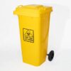 Thùng rác nhựa y tế 120 lít màu vàng