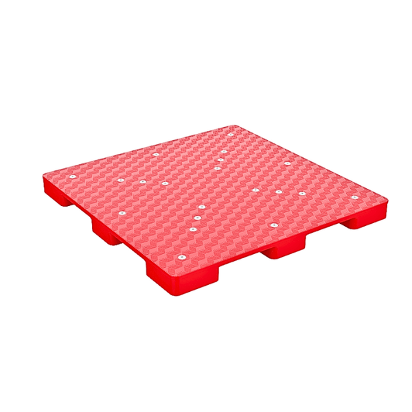 pallet nhựa s4-1275 màu đỏ