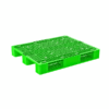 pallet nhựa s4-1345 màu lá phù hợp nhiều loại xe nâng
