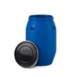 Thùng phuy nhựa nắp rời 120 lít đai sắt