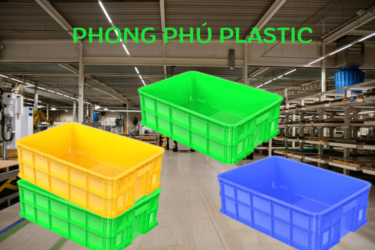Sóng nhựa bít 1t9 kích thước 61x42x19cm màu dương, đỏ, lá, vàng