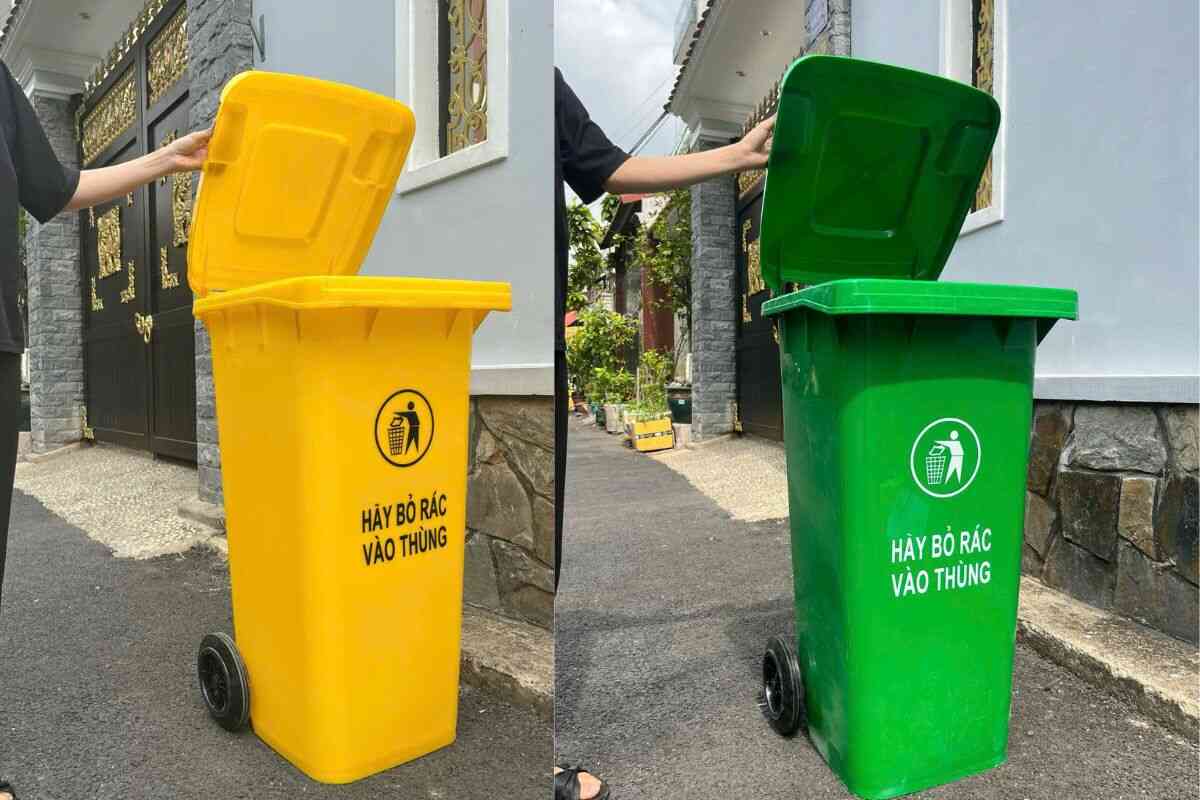 Thùng rác nhựa 120 lít Thùng rác nhựa 120 lít