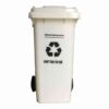 Thùng rác nhựa 120l màu trắng