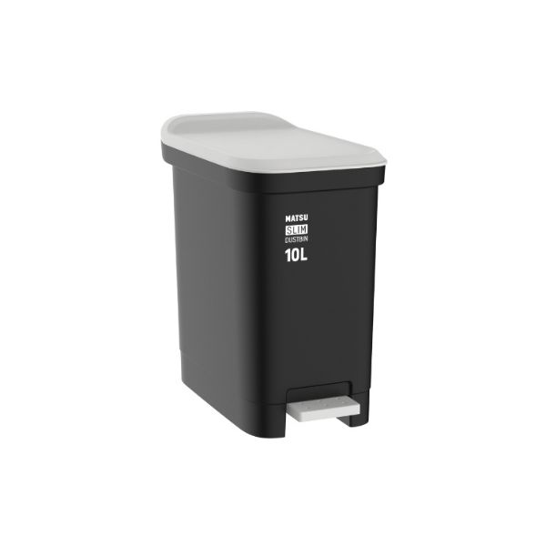 Thùng rác matsu slim 10l đen
