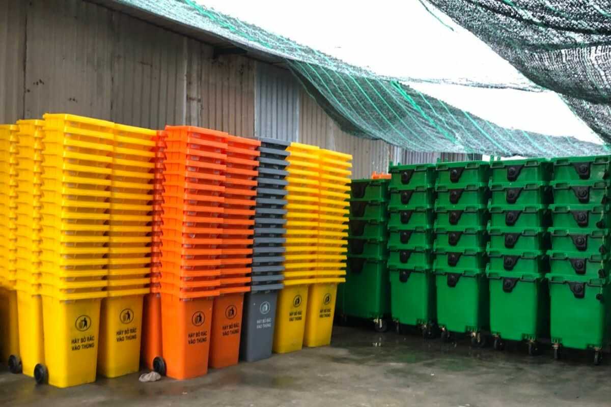 Thùng rác y tế 240 lít