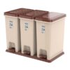 Thùng rác nhựa phân loại 3 ngăn